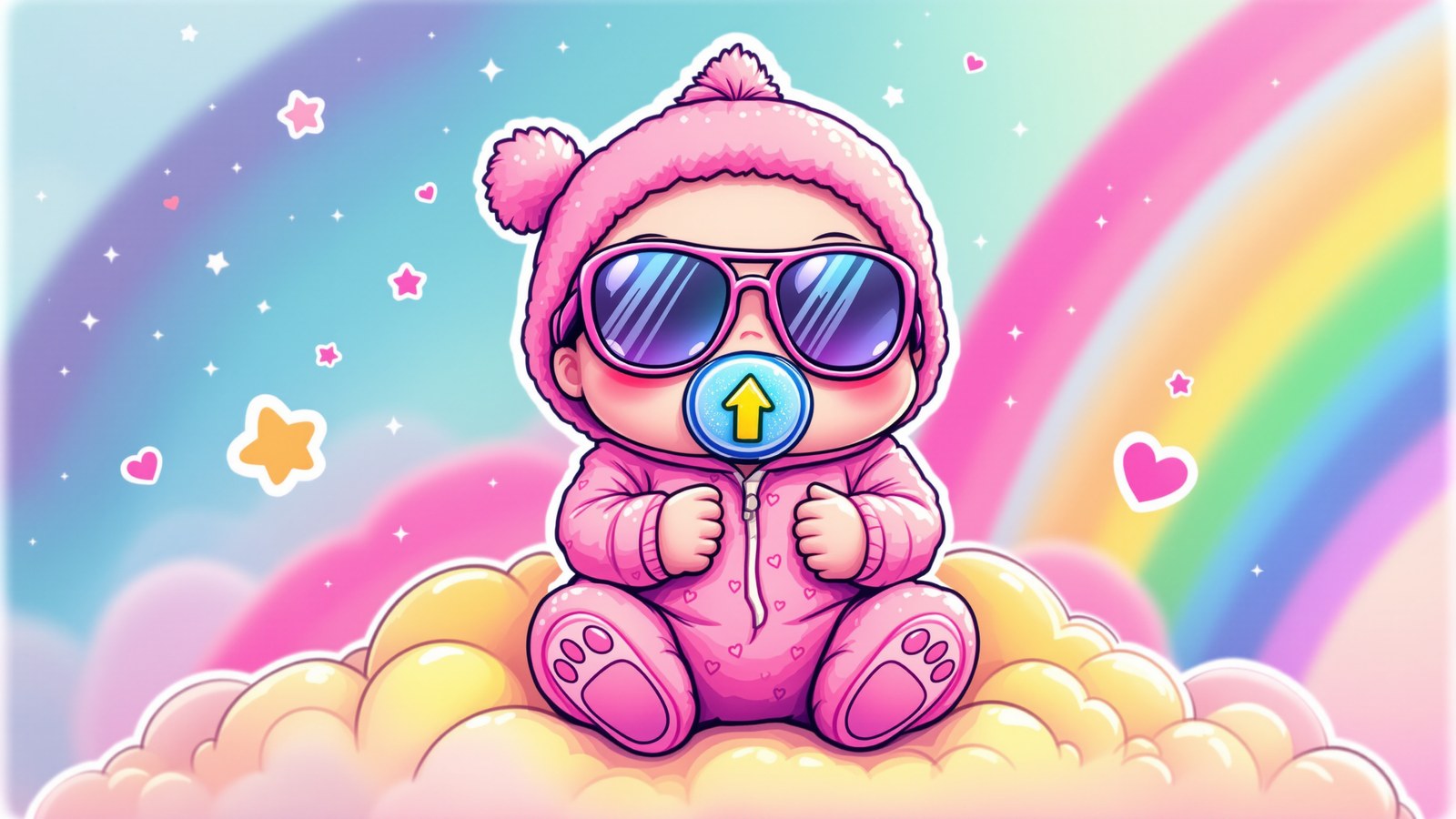 Baby Degen — the cutest bull on Solana